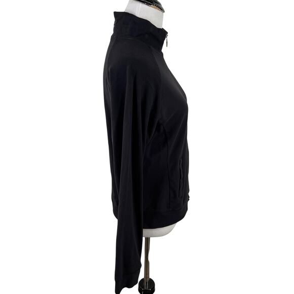 Beyond Yoga Fila Women's Black Zip Up Jacket Size Medium - Picture 2 of 7